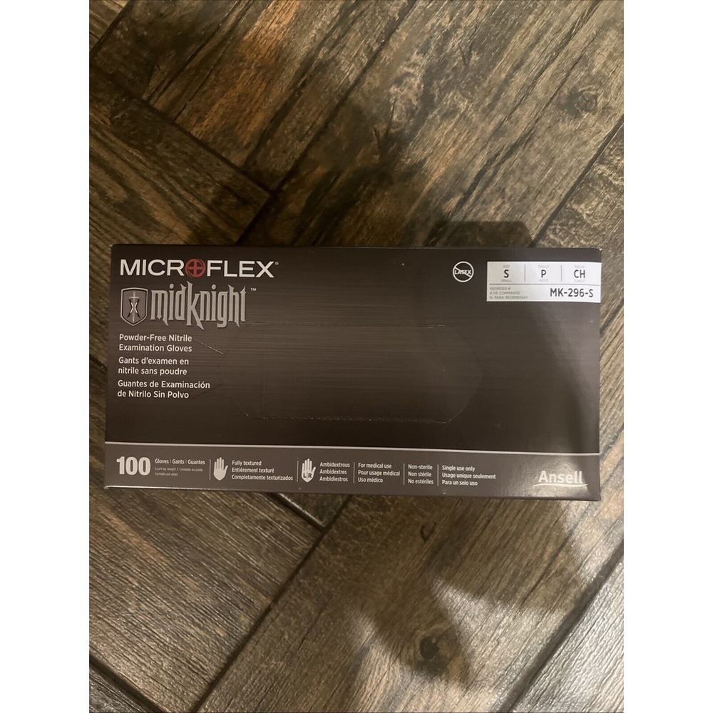 Microflex MidKnight Small Gloves - MK-296